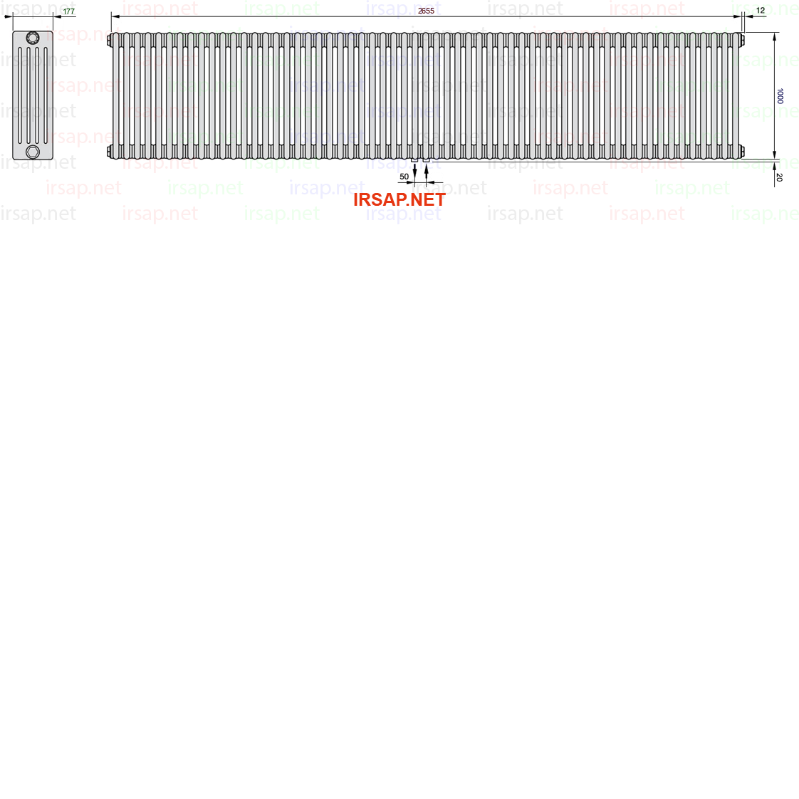 Радиатор IRSAP Tesi 51000/59 T50 CL 01